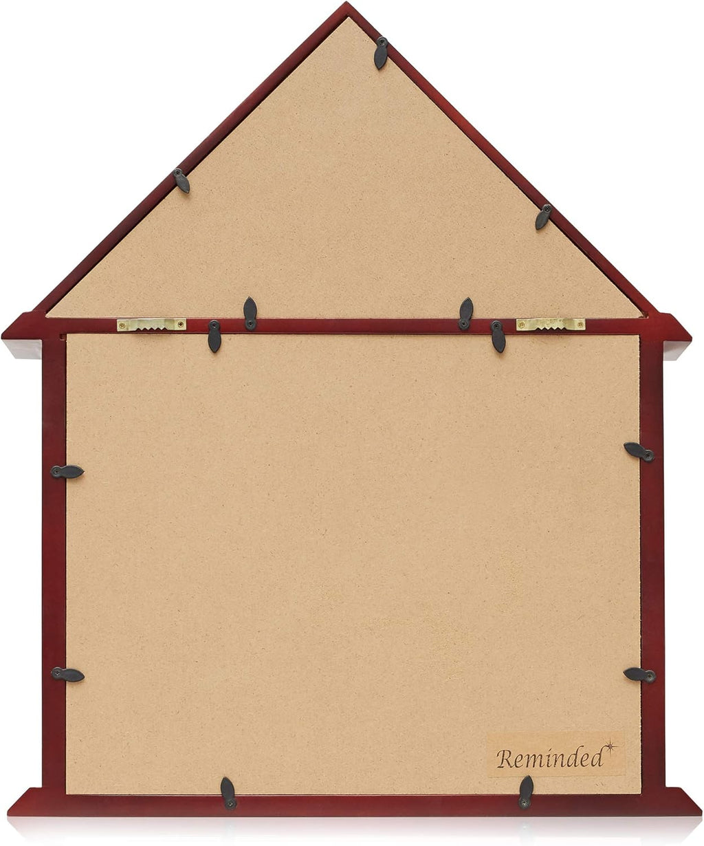 Flag and Certificate Shadow Box Display Case Solid Wood Mahogany Finish H161807