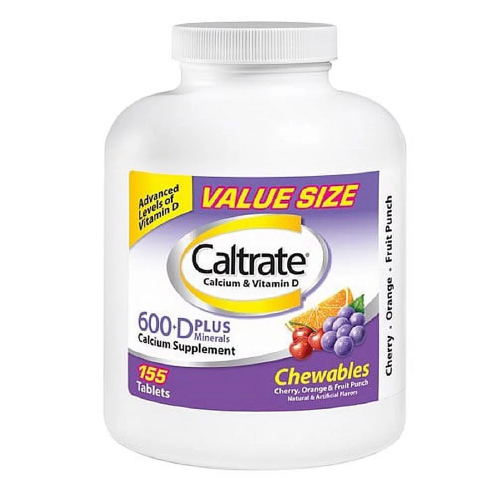 Calcium And Vitamin D Plus Minerals 600+D Chewables - 155 Ea H593543