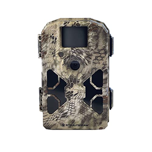 32MP Trail Camera (4-Pack) with Tree Mounts, No-Glow Flash, 100-Ft. IR Range, Kryptek Camo Bundle with Holder, 32GB Card, and Card Reader I54321