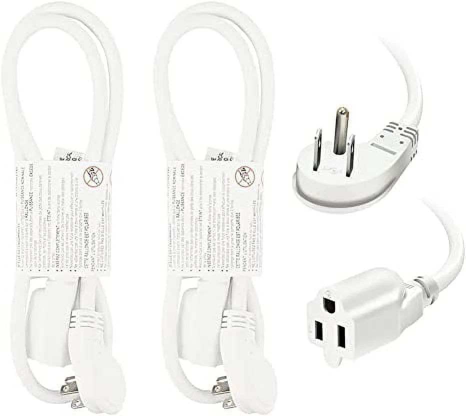 10 Ft 16/3 Flat Plug Indoor Extension Cord F16549