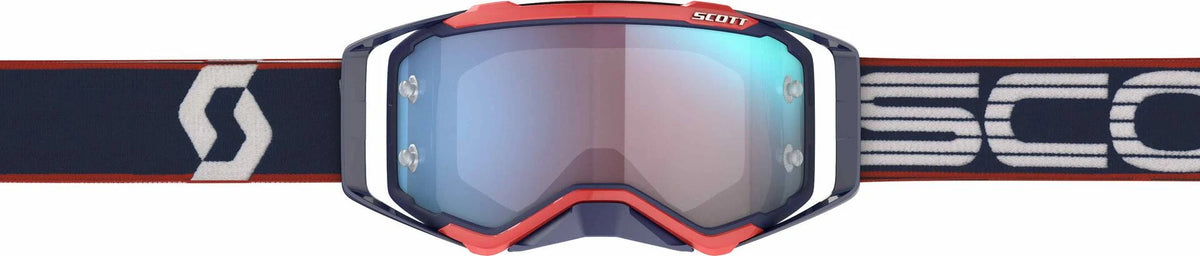 Blue-Red Motocross Goggles E845243
