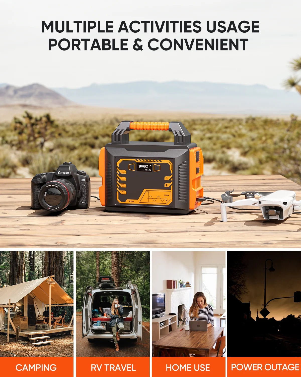 Portable Power Station 300W J6777