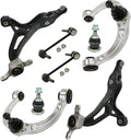 Front Upper & Lower Control Arms Lower Ball Joints Sway Bar Links Q34265