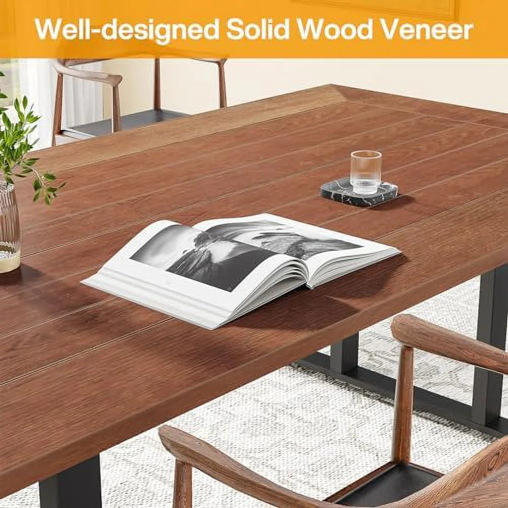 55 inch Rectangular Dining Table with Metal Frame G89791