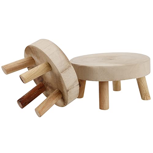 4 PCS Mini Wooden Plant Stand U662170