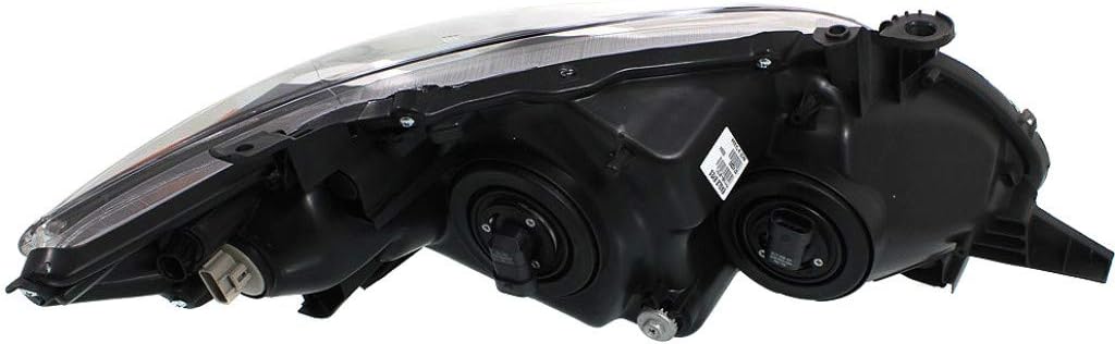 Black Passenger Side Headlight Assembly R308