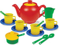 15 Pc Plastic Play Tea Set Y26796