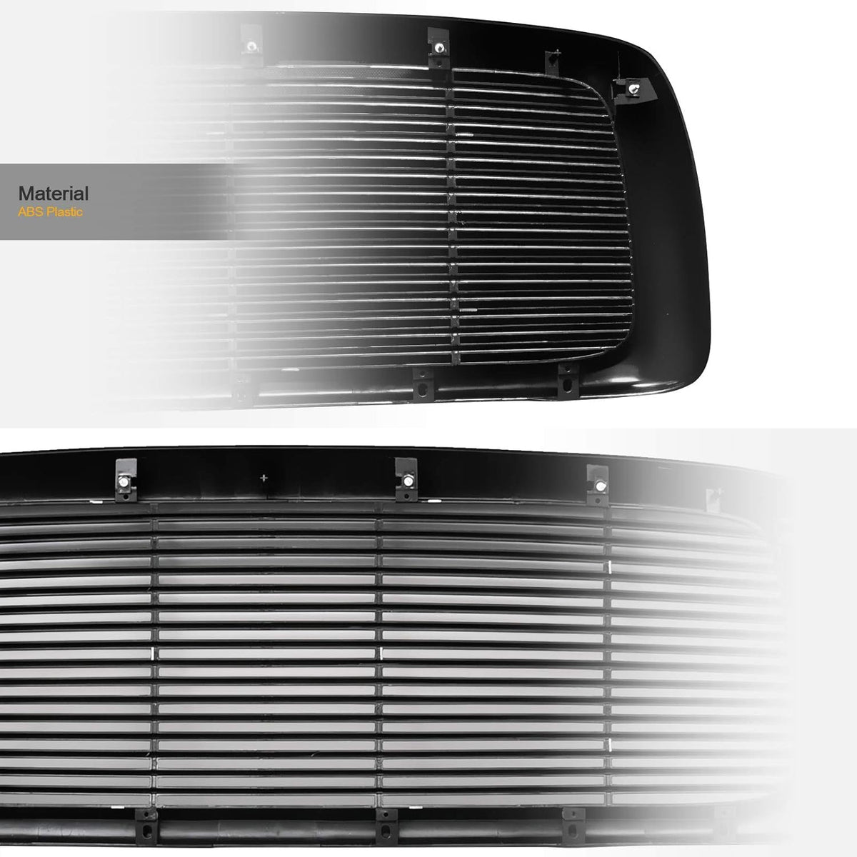 Black Front Hood Bumper Grille X3115