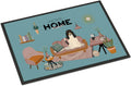 Swiss Hound Doormat 18x27 Non Slip Washable Low Pile B716385