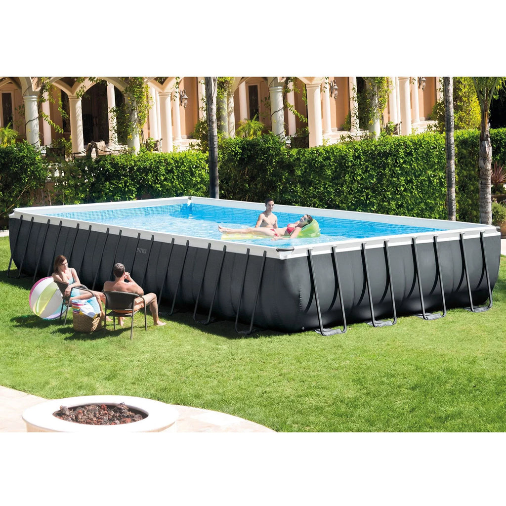 32ft x 16ft x 52in Rectangular Swimming Pool and Maintenance Kit O363989