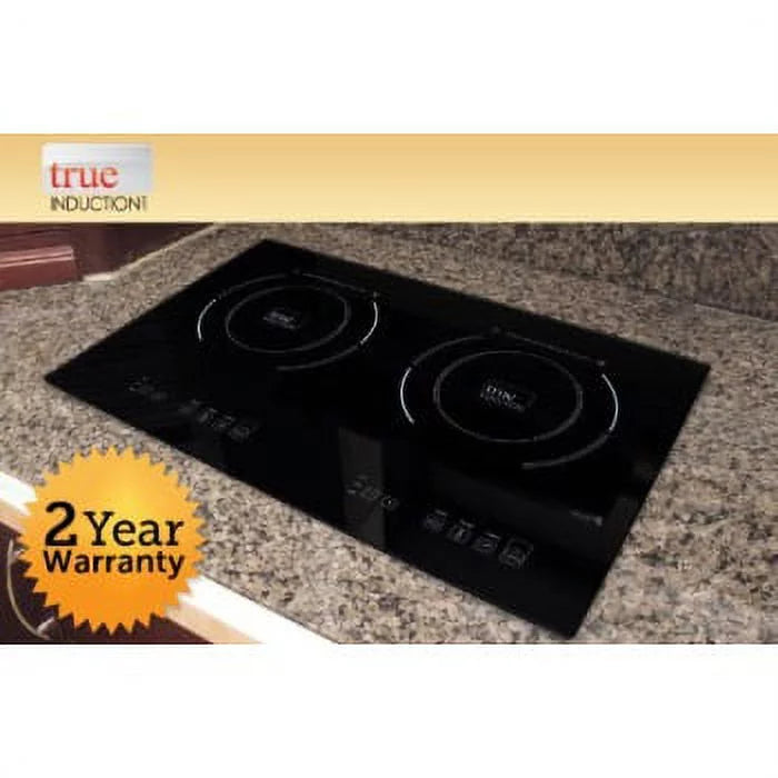 Built-in 23-inch Dual Induction Cooktop Glass-Ceramic Top T267