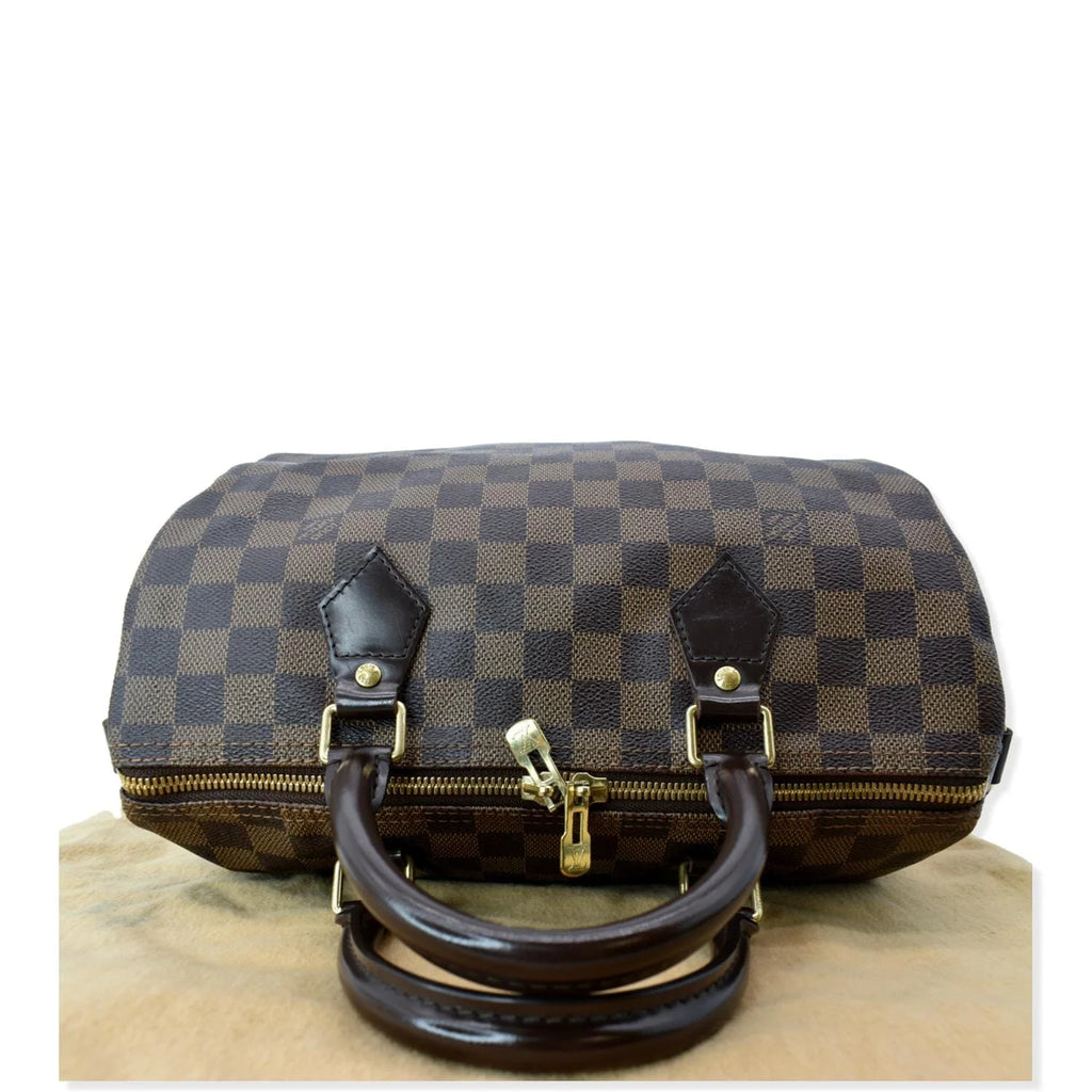 Pre-owned Brown Damier Ebene Satchel Bag W46223