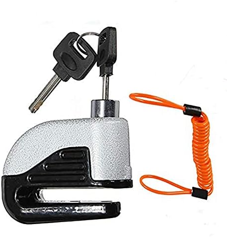 Alarm Disc Brake Lock + Motorcycle Handlebar Lock + Heavy Duty Padlock Set + 1.5m Reminder Cable R111792