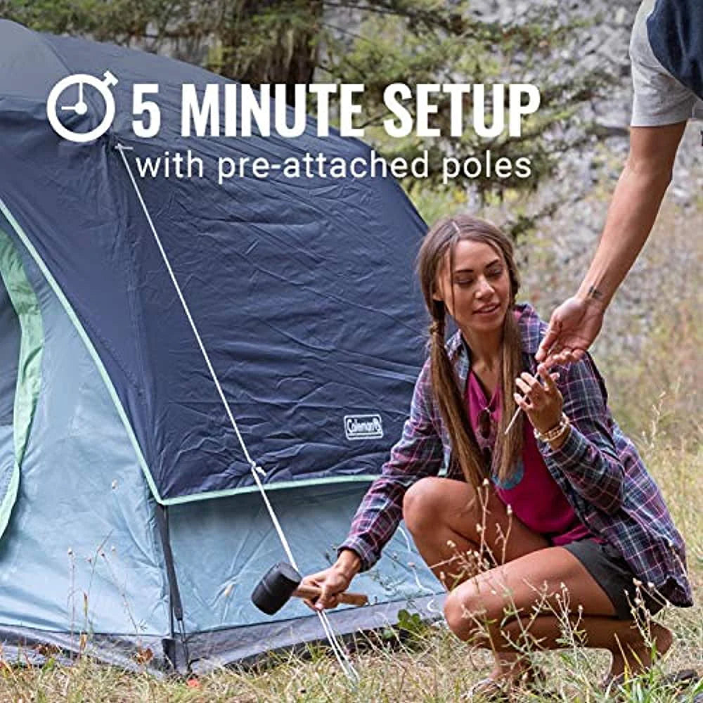 Camping Tent 4 Person Blue M26203
