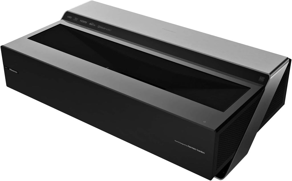 120-Inch 4K UHD Smart Laser Projector TV with Screen and 2.1 Audio System X9934