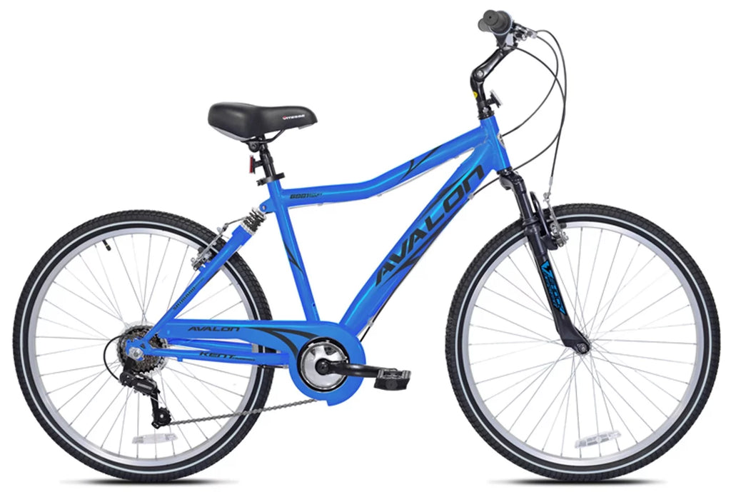 26 In. Black Full Suspension Comfort Bike Y123
