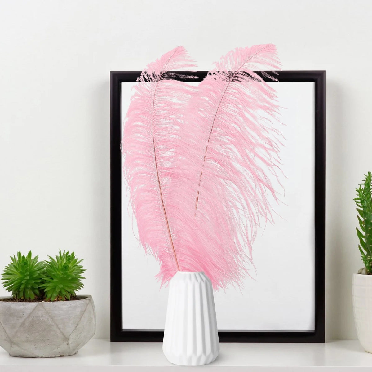 Pink Vases 47x13cm M947
