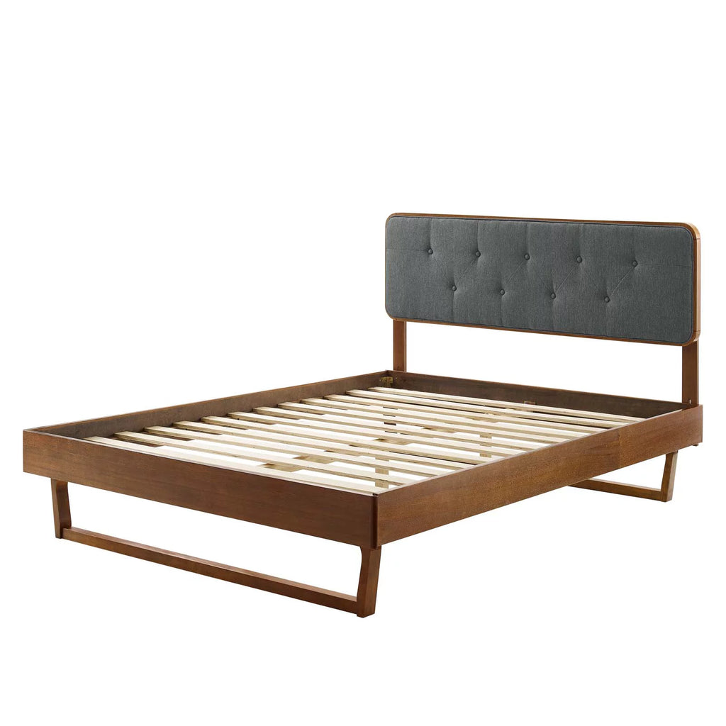 Twin Size Wood Platform Bed Frame V9462