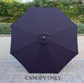 Navy 9ft Umbrella Replacement Canopy 8 Ribs X90972