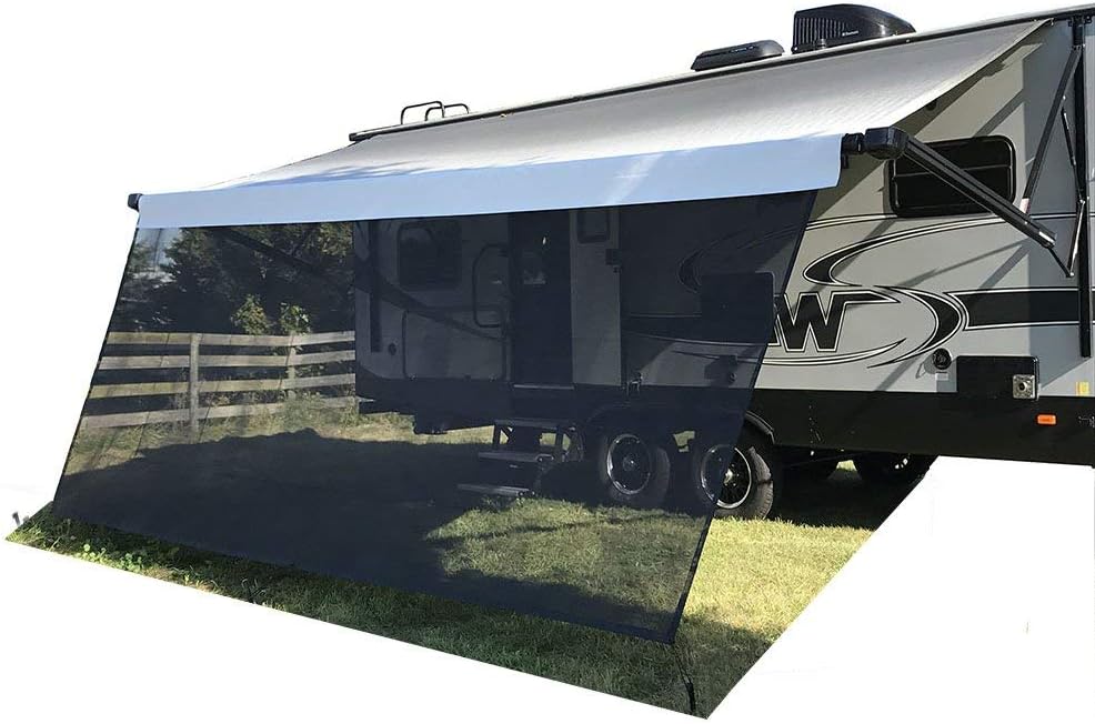 Brown Mesh Sun Shade 6'X13'3'' Canopy M28380