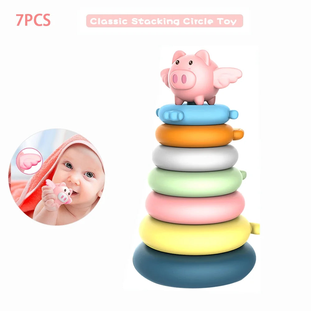 7 Rings Baby Stacking & Nesting Toys D881507