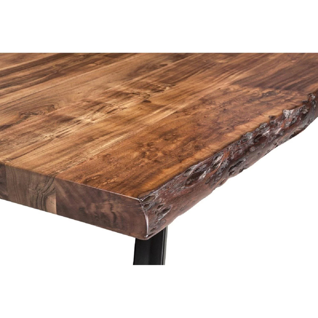 Solid Wood Dining Bench in Natural Acacia Q94590