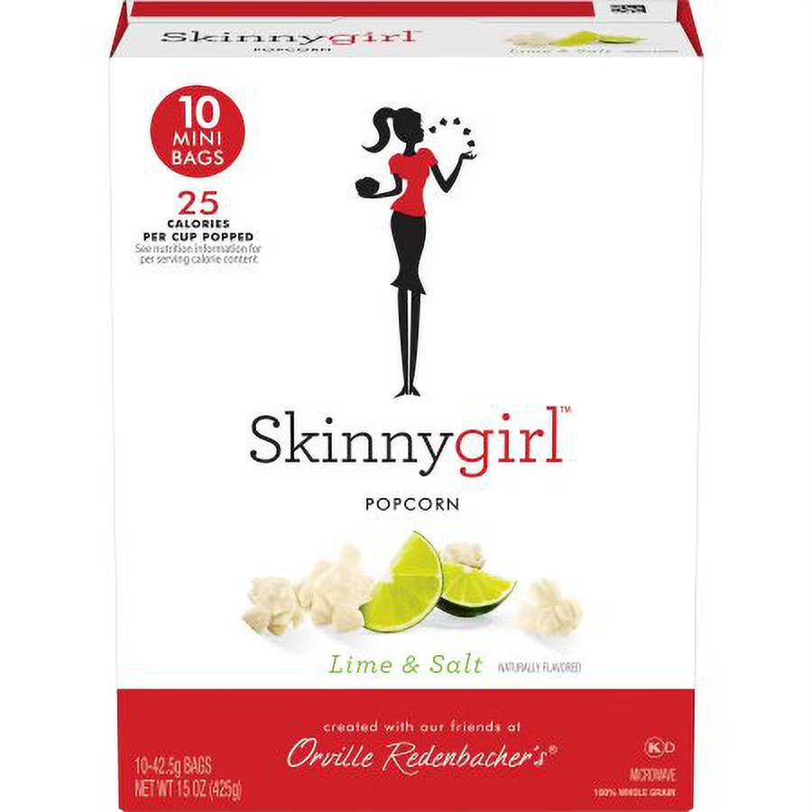 Lime & Salt Microwave Popcorn, 1.5 Oz Mini Bags, 12 Ct (Pack of 3) Z333
