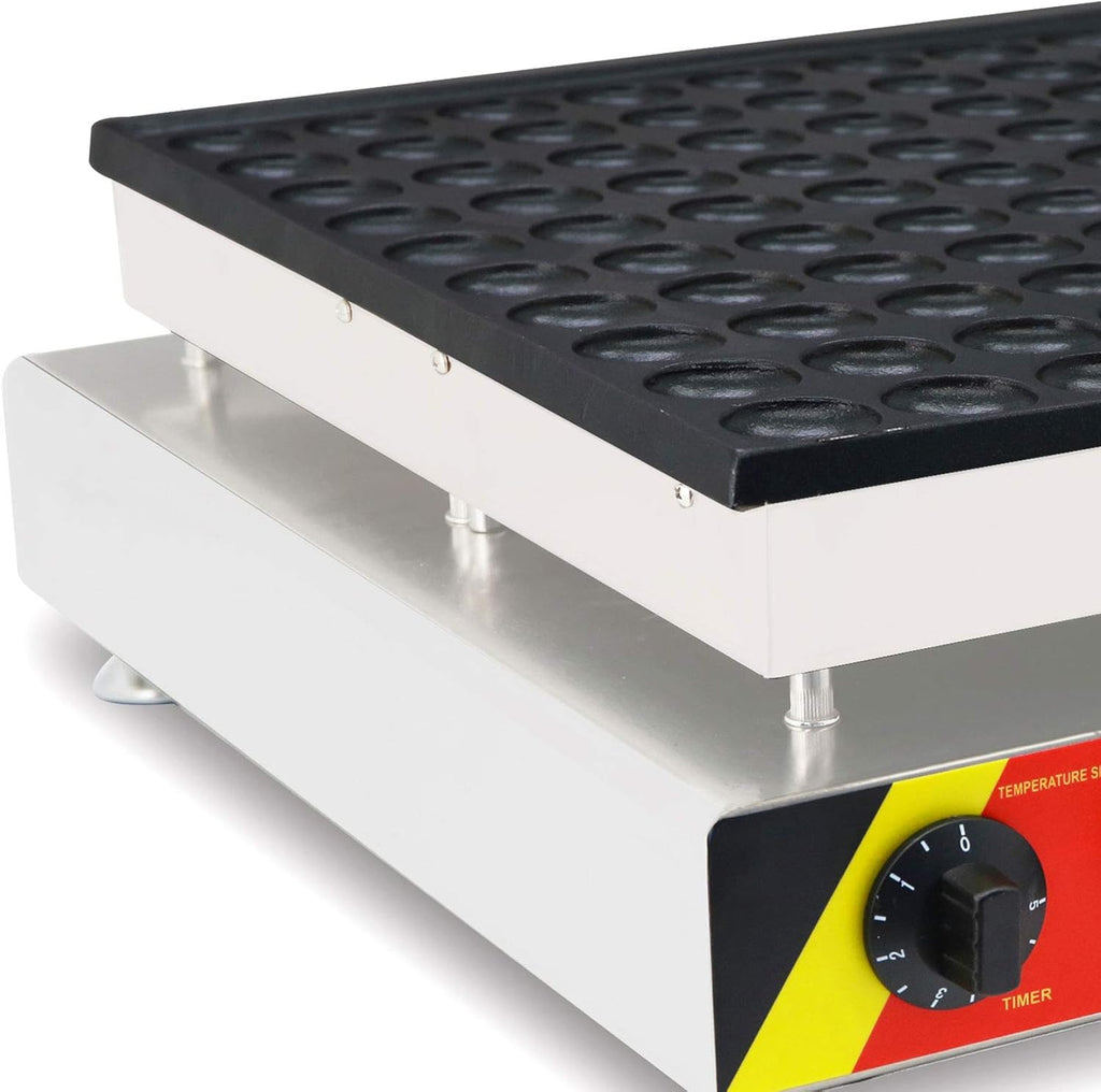 110V Commercial Muffin Machine, 100 Hole Nonstick Stainless Steel Pancake Maker G45906