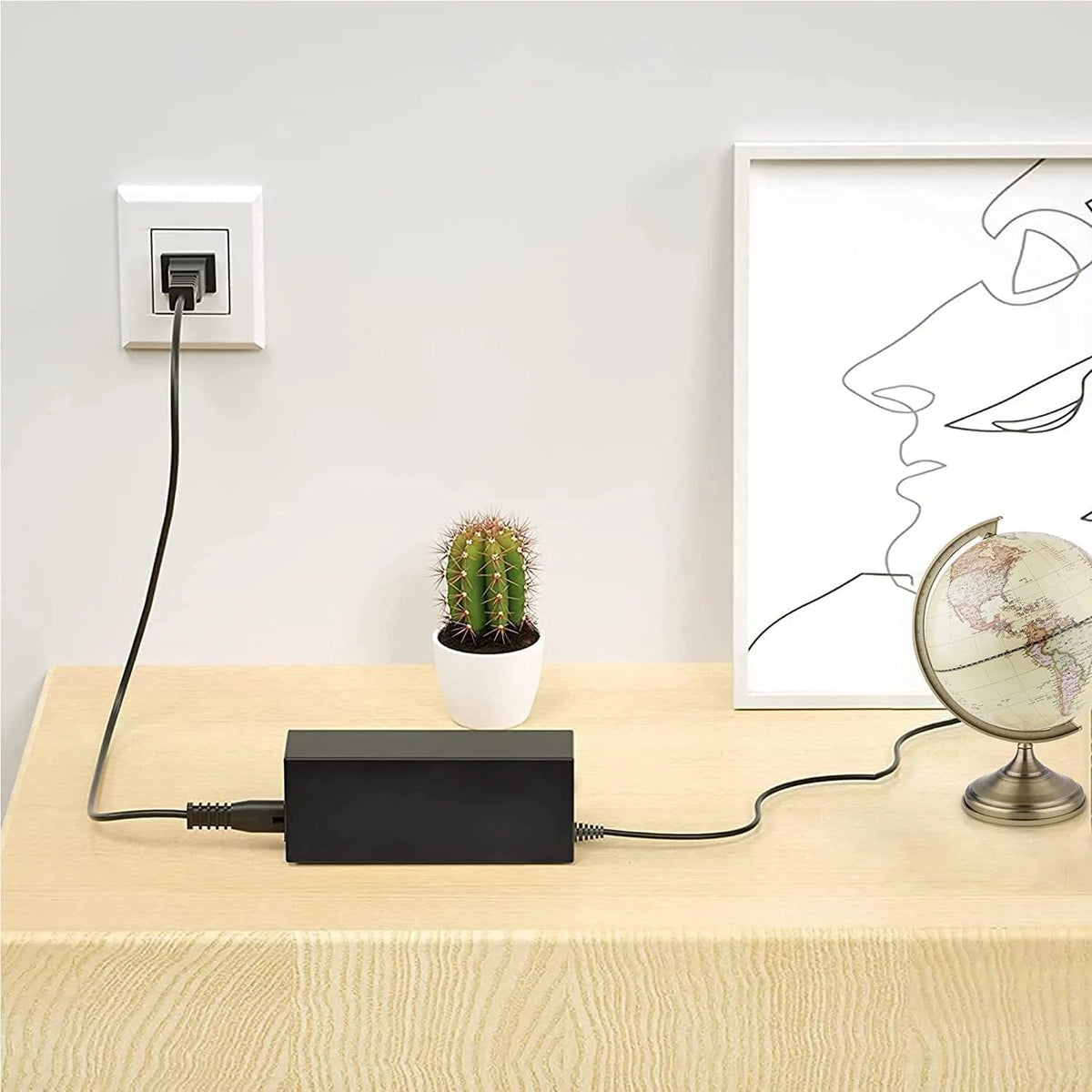 Black AC DC Adapter K170