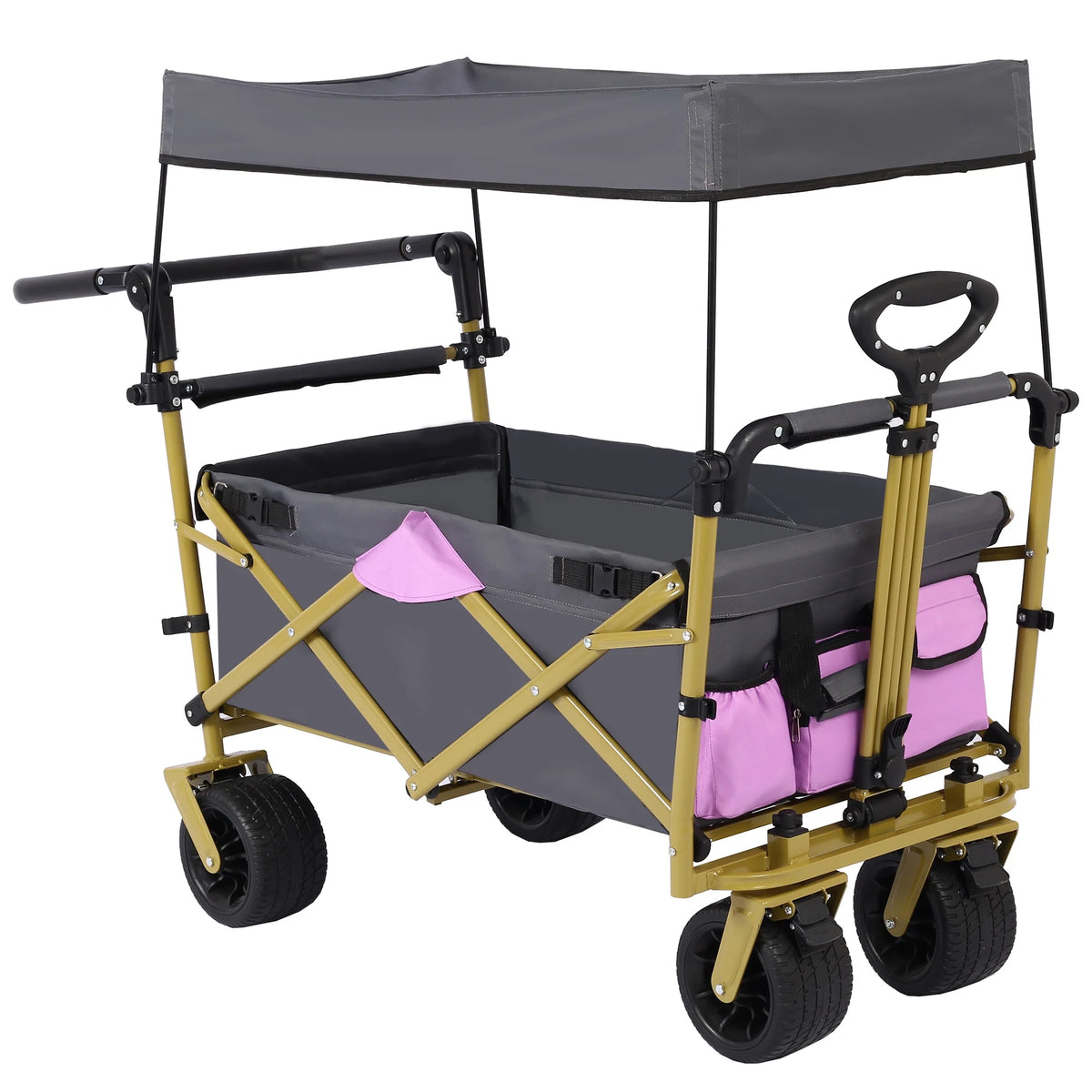 Utility Folding Wagon with Removable Canopy K293