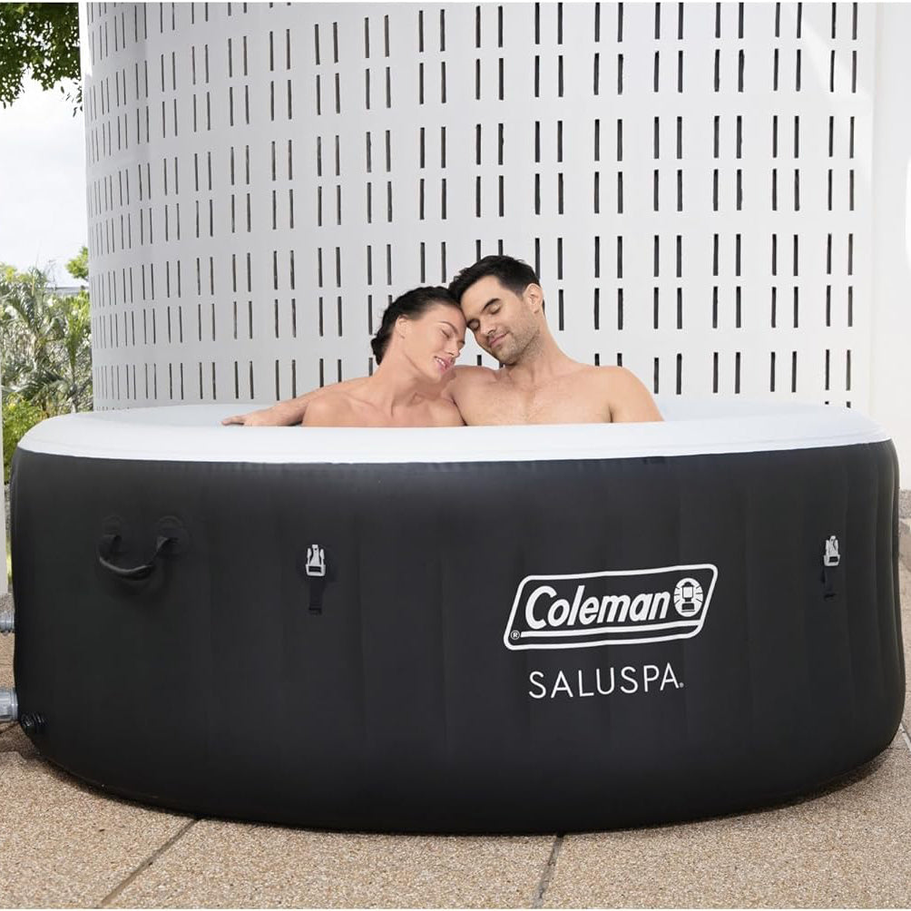 Inflatable Hot Tub Round Portable Outdoor Spa with Cover M9841