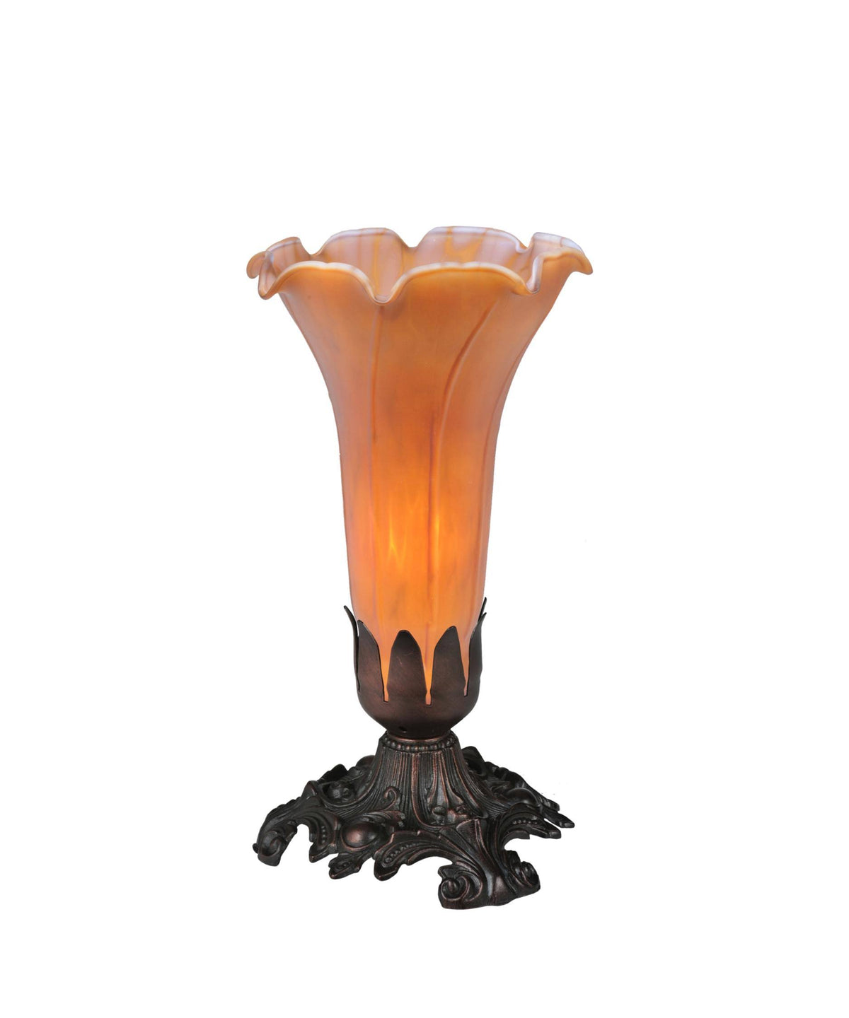 Amber Pond Lily Accent Lamp H777