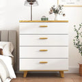 White 6 Drawer Wood Dresser C519633