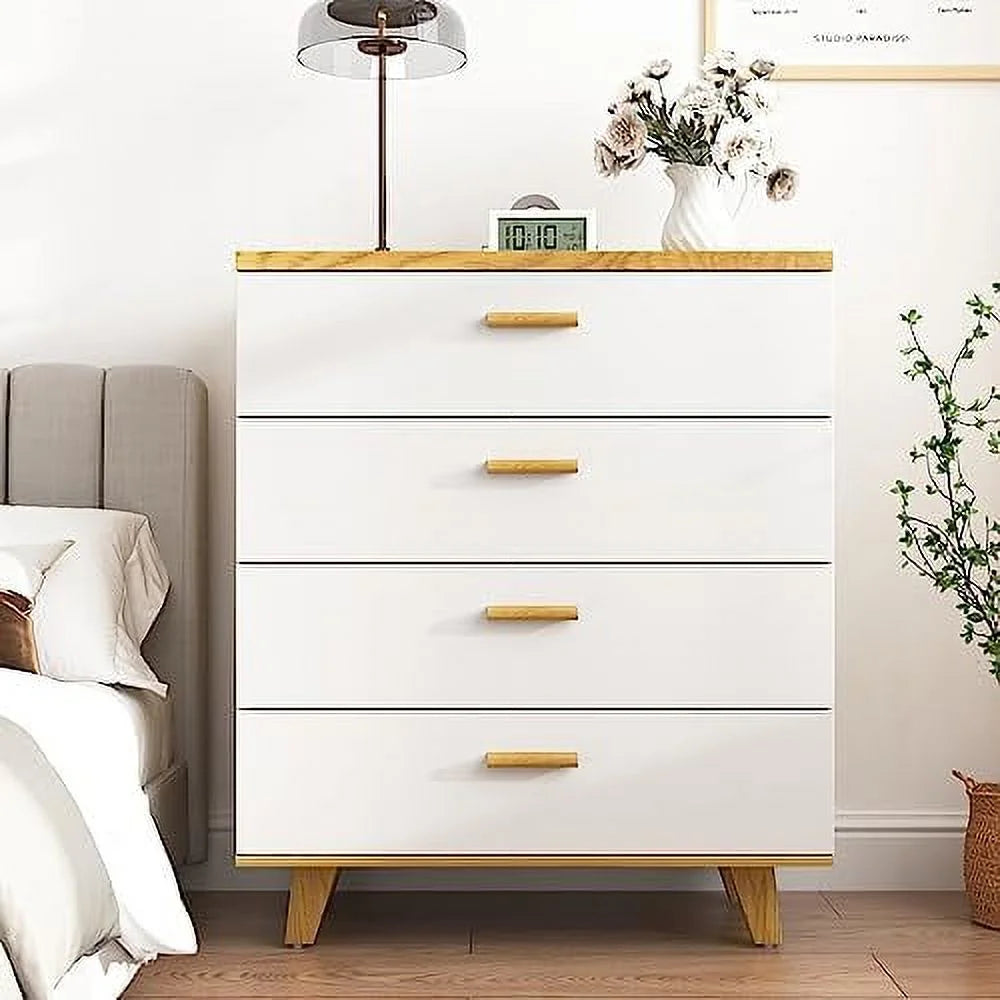 White 6 Drawer Wood Dresser C519633