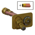 4x22 Brass Wall Hydrant F4470