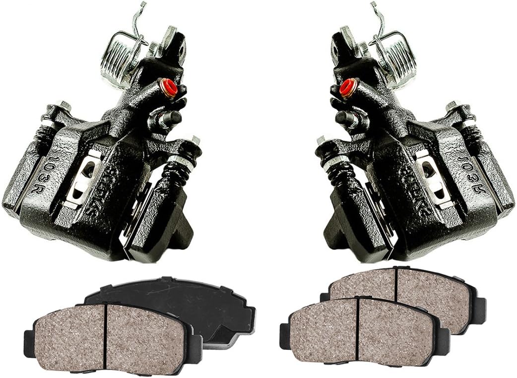 Black Powder Coated Calipers + Ceramic Brake Pads V901