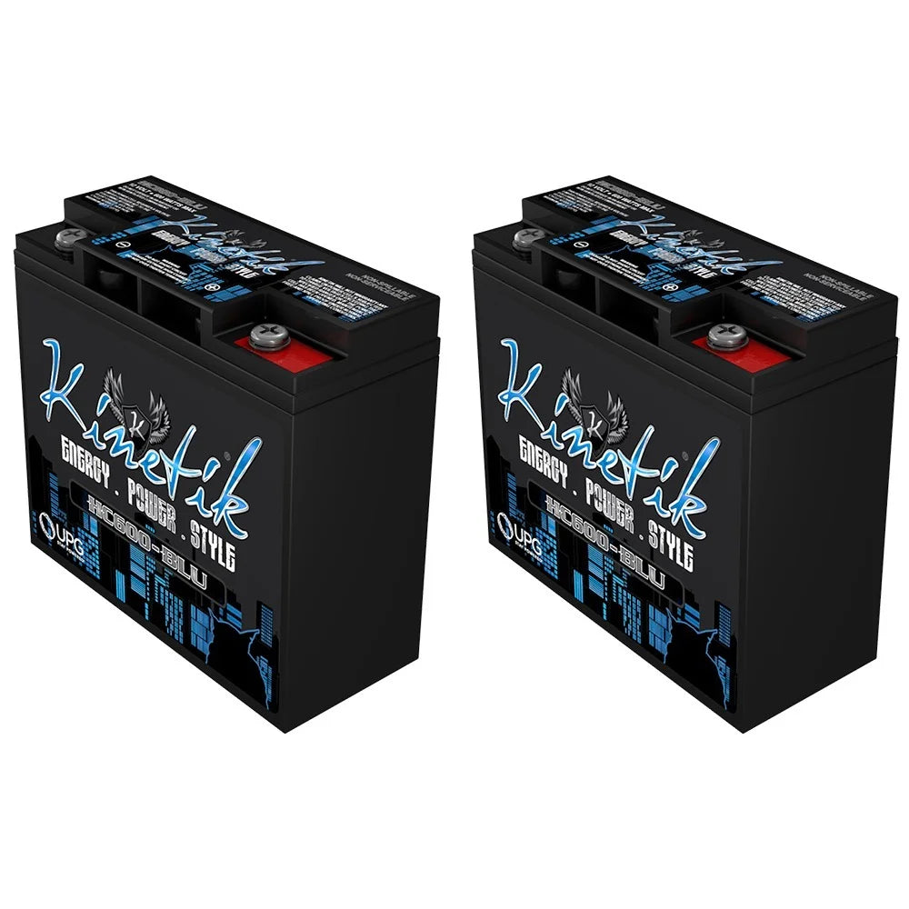 600 Watt Car Audio Battery 2 Pack F826