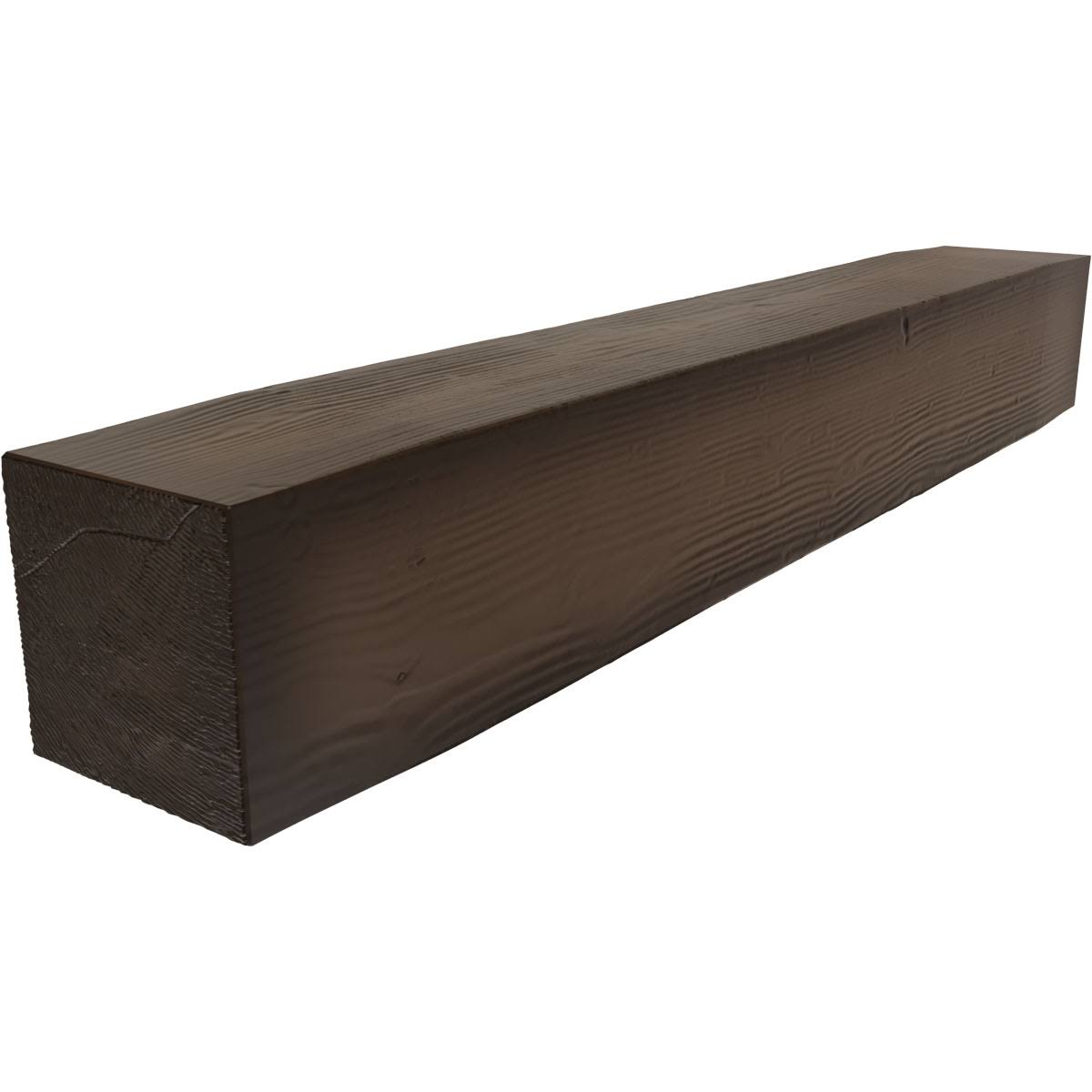 Natural Mahogany Faux Wood Fireplace Mantel E15518