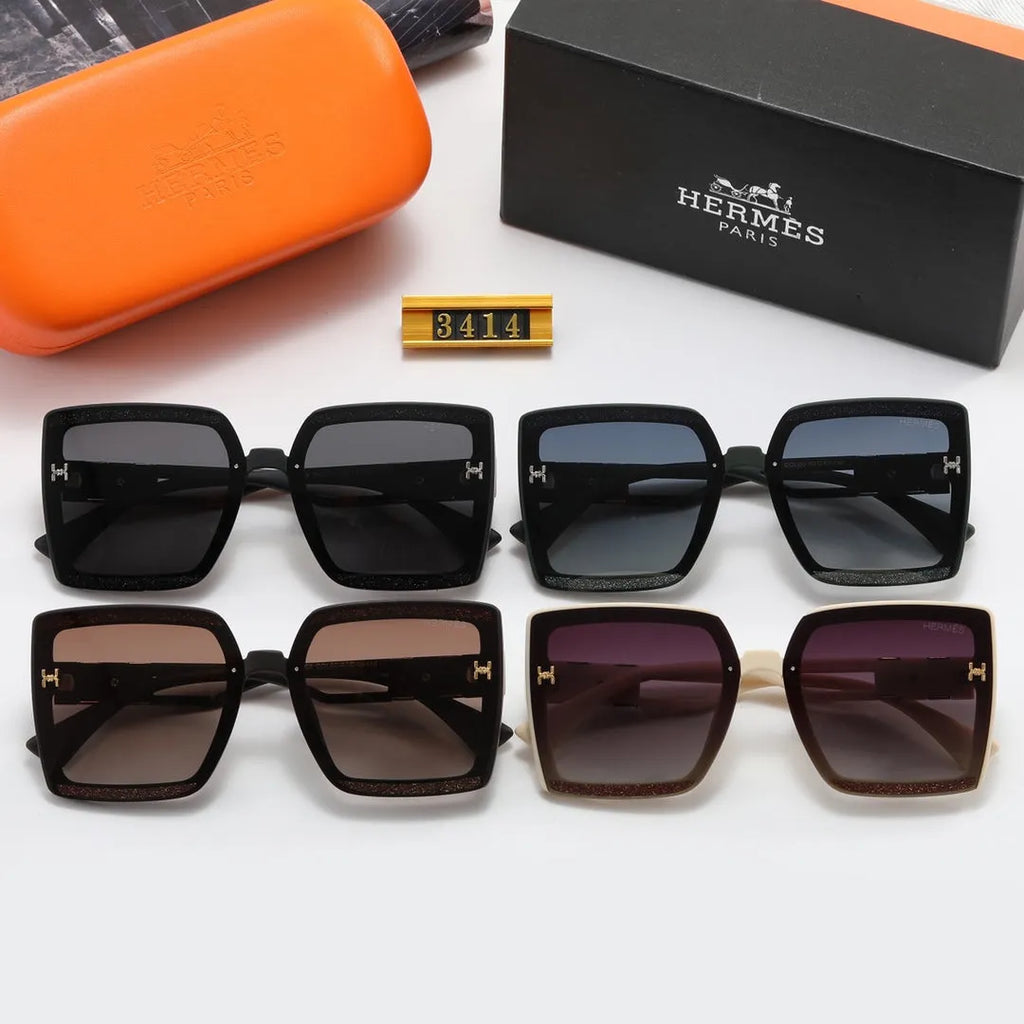 Fashion Big H Hollow Temple Polarized Sunglasses C554988