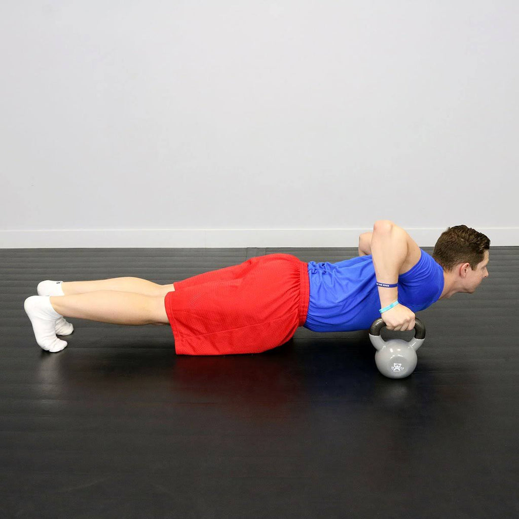 Vinyl Coated Kettlebell 25 lbs Silver M463958