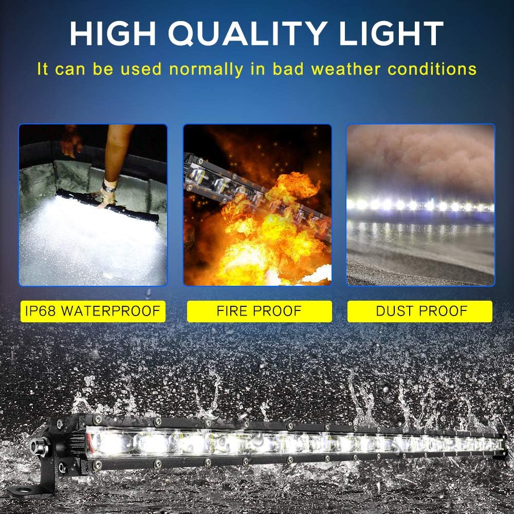 20 inch Slim Single Row LED Light Bar J977375