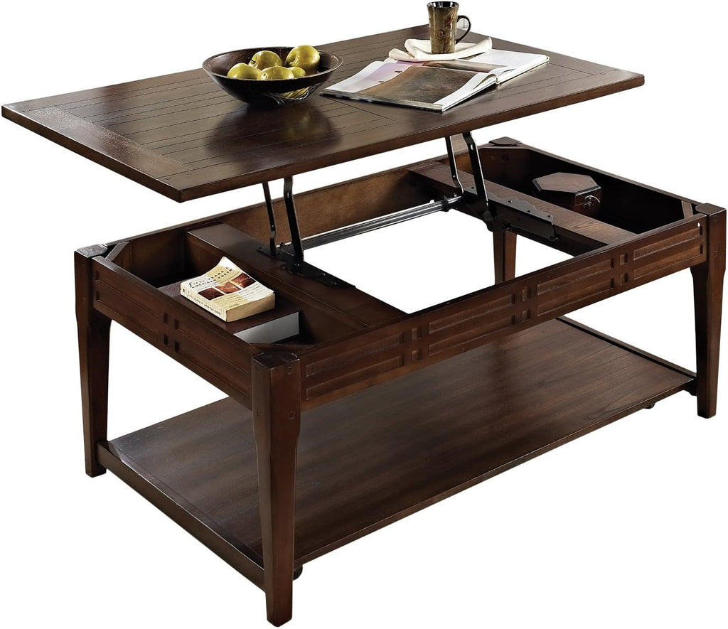 Lift-Top Cocktail Table with Casters R42734