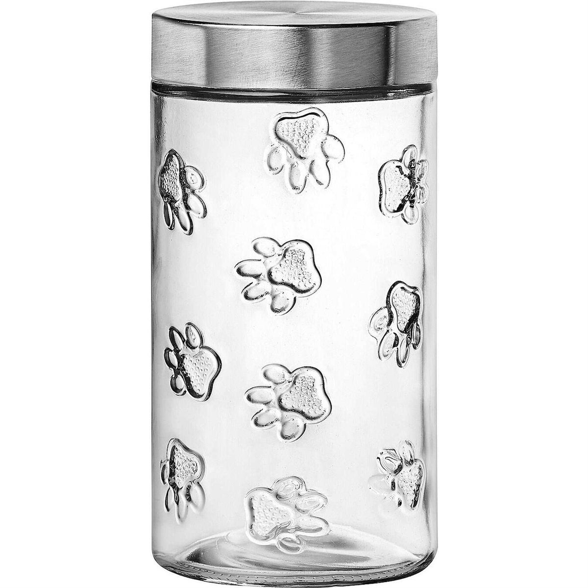 Clear Glass Pet Canister G432