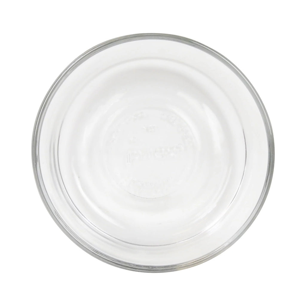 2-Cup Glass Food Storage Bowls with Red Plastic Lids F387158