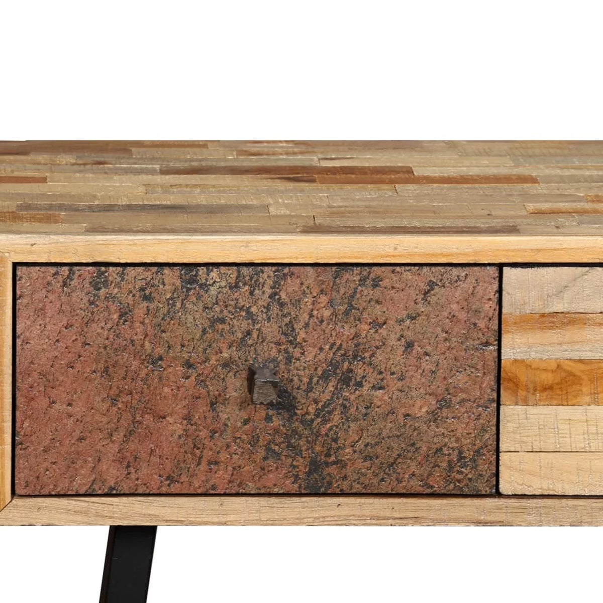 Solid Reclaimed Teak Console Table W418
