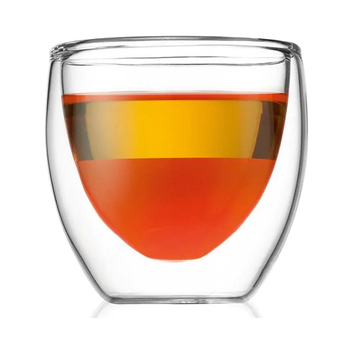 2 Pc Double Wall Glass 2.5 oz K43953