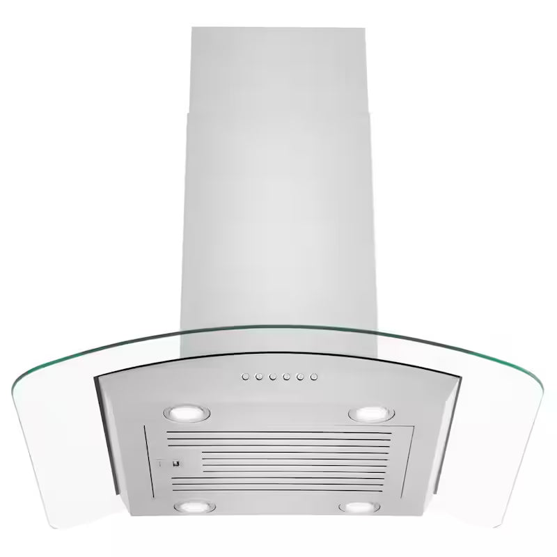 30 in. 400 CFM Convertible Island Mount Range Hood in Stainless Steel G83630