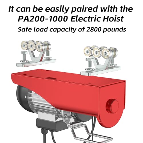 6 Wheel Hoist Trolley with Rollers O131374