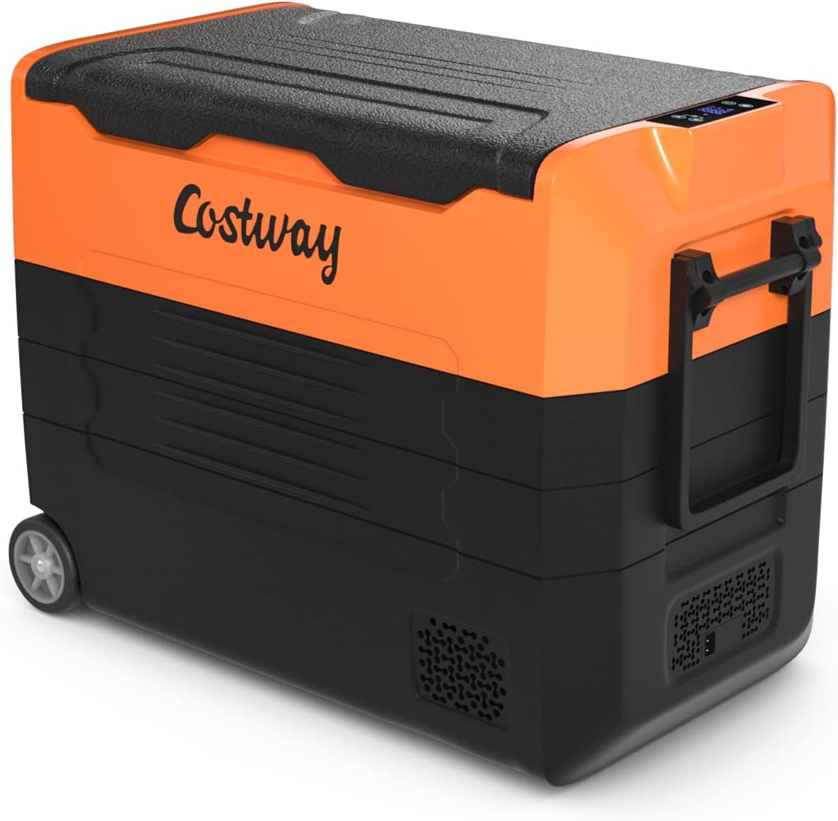 58 Quart (55L) Portable Car Refrigerator and Freezer, Orange E4028
