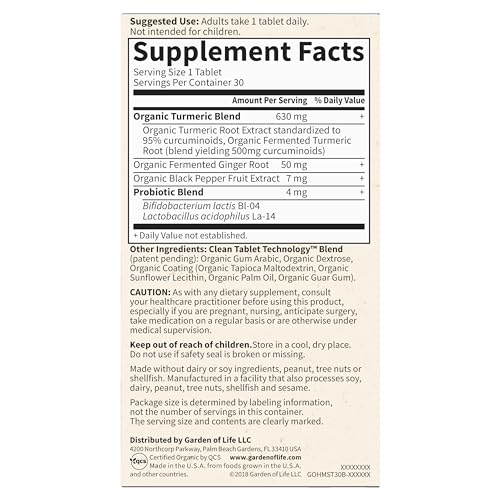 30 Tablets Turmeric Joints & Mobility Support 500mg Curcumin Black Pepper Organic Herbal Supplements E117